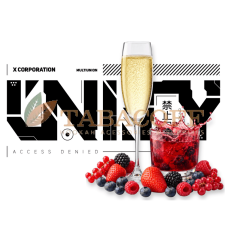Тютюн для кальяну Unity x Lebiga Campagne Papi (Шампанське, Ягідний коктейль) 100 гр
